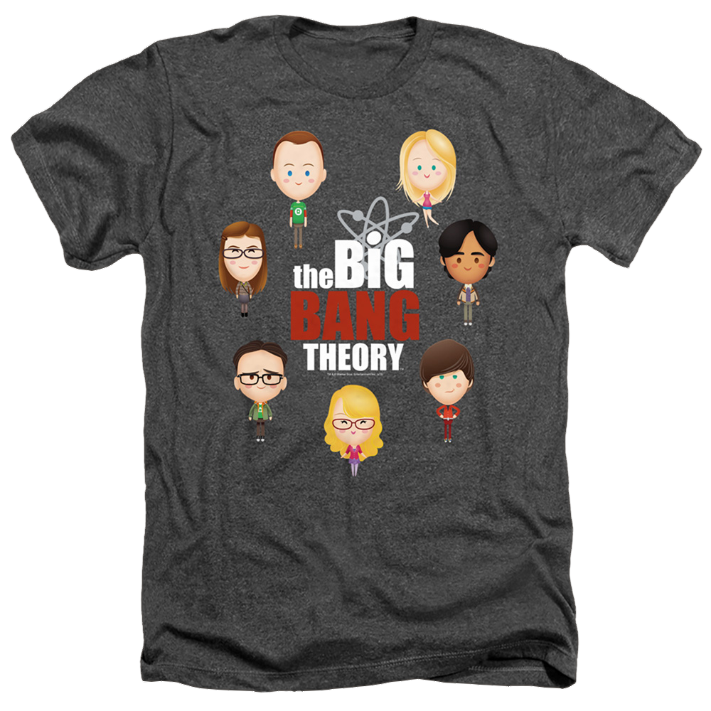 Big Bang Theory, The Emojis - Men's Heather T-Shirt Men's Heather T-Shirt Big Bang Theory   