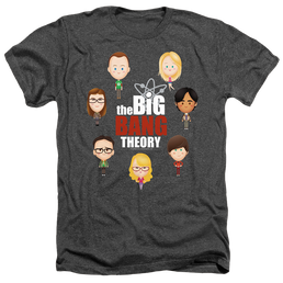 Big Bang Theory, The Emojis - Men's Heather T-Shirt Men's Heather T-Shirt Big Bang Theory   