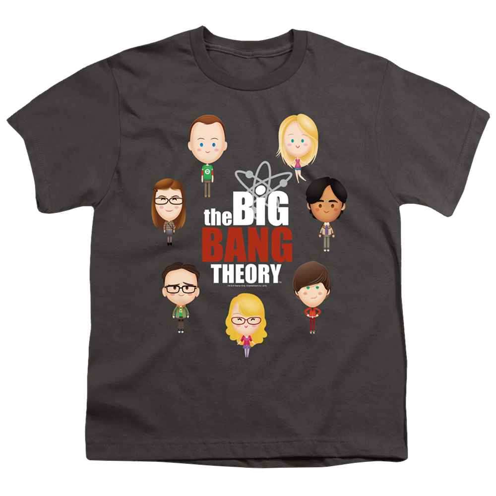 Big Bang Theory, The Emojis - Youth T-Shirt Youth T-Shirt (Ages 8-12) Big Bang Theory   