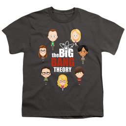 Big Bang Theory, The Emojis - Youth T-Shirt Youth T-Shirt (Ages 8-12) Big Bang Theory   