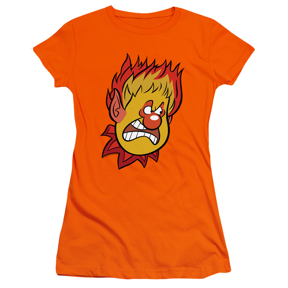 Year Without a Santa Claus, The Heat Miser - Juniors T-Shirt Juniors T-Shirt Year Without a Santa Claus   