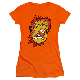 Year Without a Santa Claus, The Heat Miser - Juniors T-Shirt Juniors T-Shirt Year Without a Santa Claus   