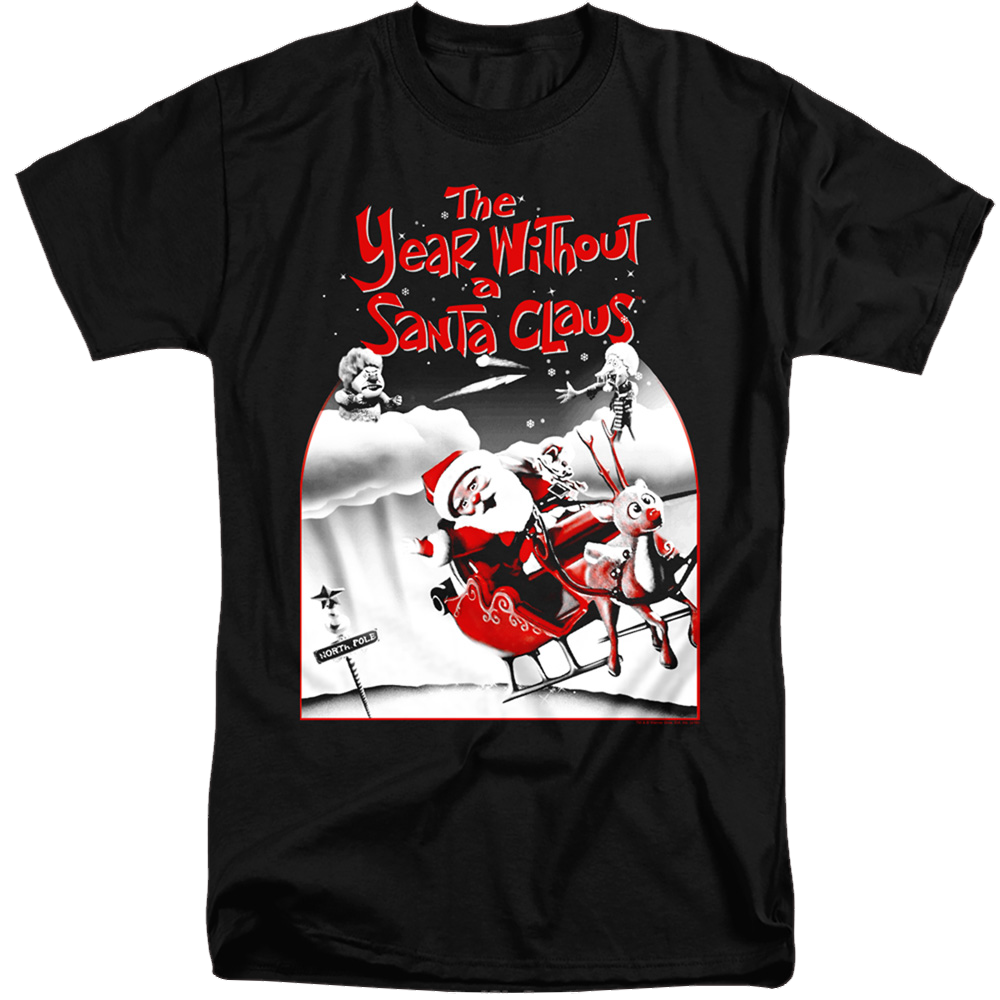 Year Without A Santa Claus, The Santa Poster - Men's Tall Fit T-Shirt Men's Tall Fit T-Shirt Year Without a Santa Claus   