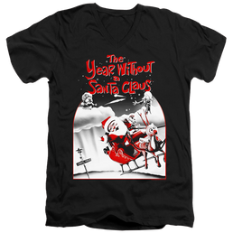 Year Without A Santa Claus, The Santa Poster - Men's V-Neck T-Shirt Men's V-Neck T-Shirt Year Without a Santa Claus   