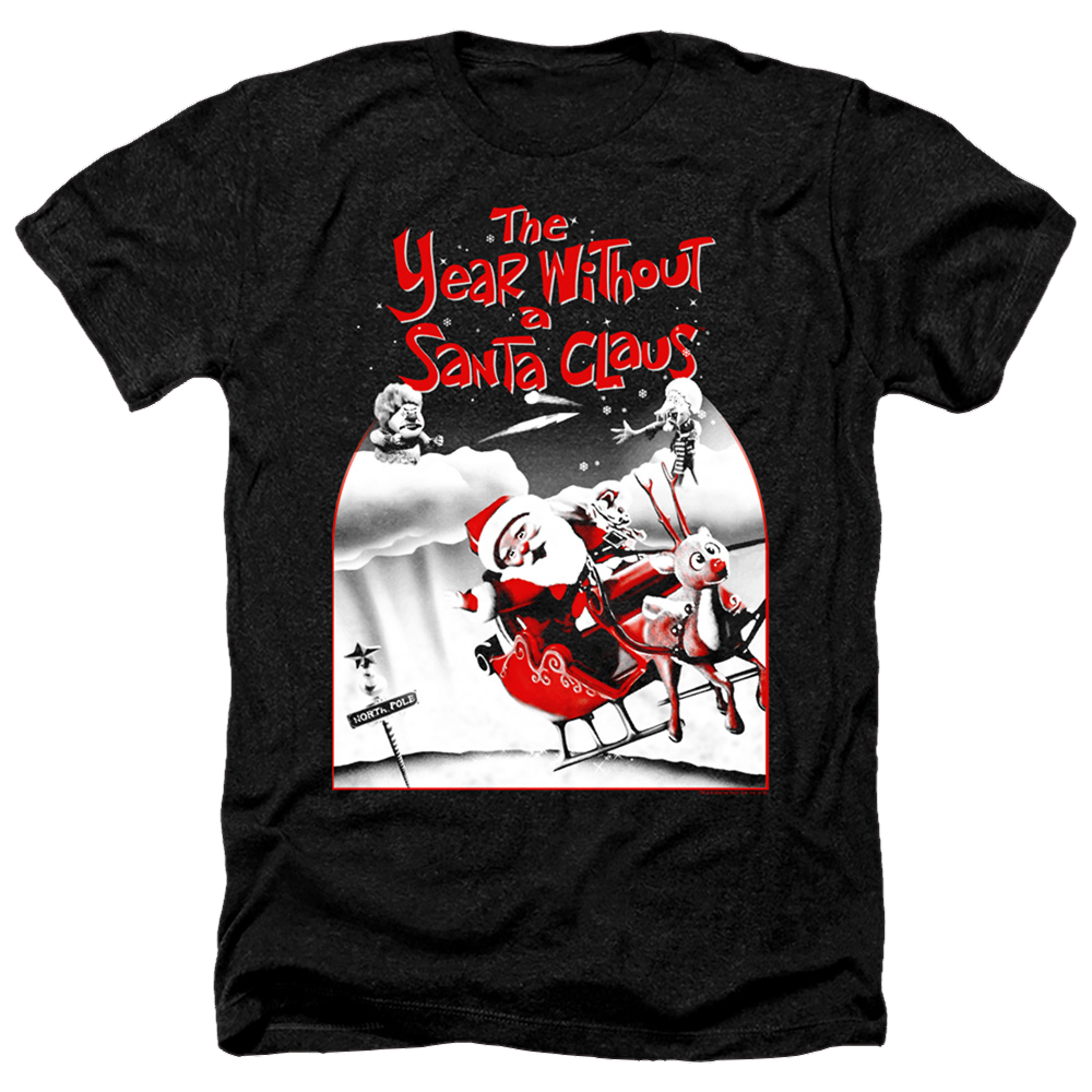 Year Without A Santa Claus, The Santa Poster - Men's Heather T-Shirt Men's Heather T-Shirt Year Without a Santa Claus   
