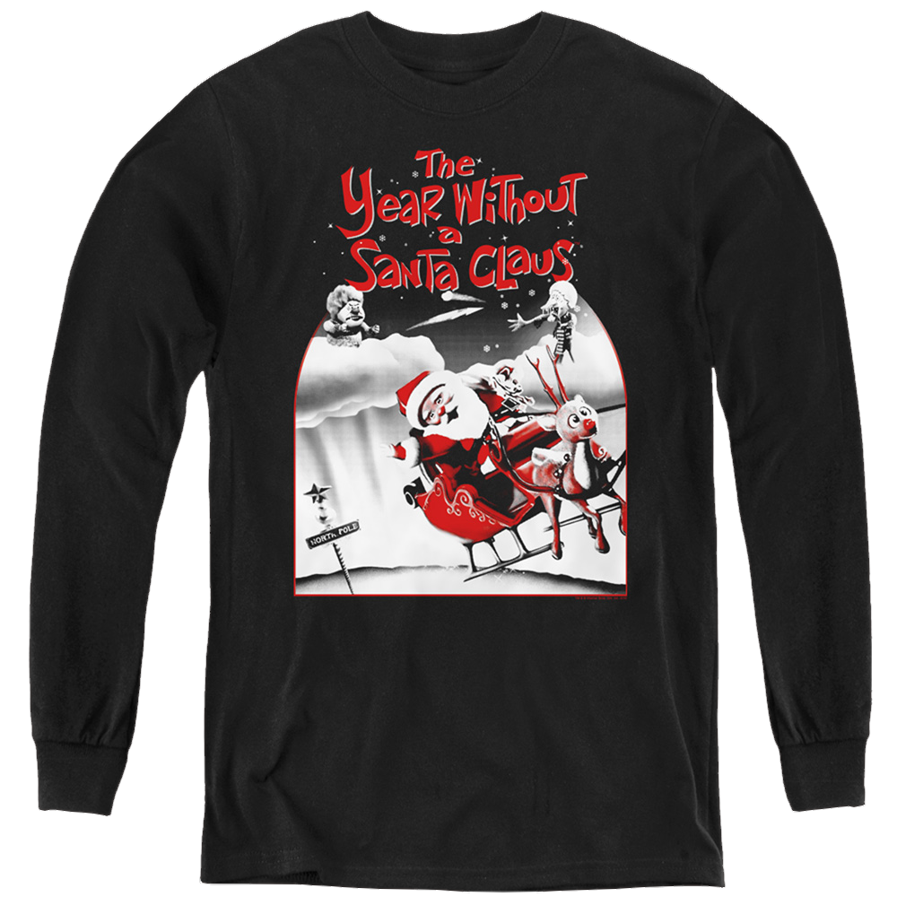 Year Without A Santa Claus, The Santa Poster - Youth Long Sleeve T-Shirt Youth Long Sleeve T-Shirt Year Without a Santa Claus   