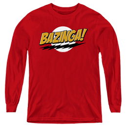 Big Bang Theory, The Bazinga - Youth Long Sleeve T-Shirt Youth Long Sleeve T-Shirt Big Bang Theory   