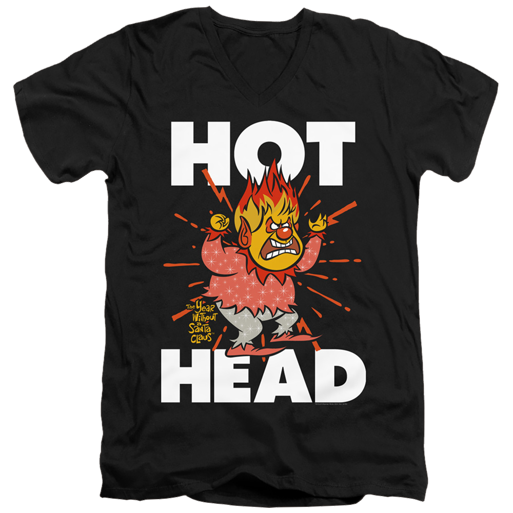 Year Without A Santa Claus, The Hot Head - Men's V-Neck T-Shirt Men's V-Neck T-Shirt Year Without a Santa Claus   