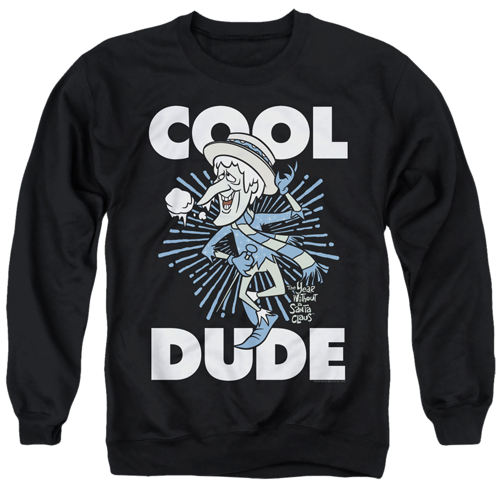 Year Without A Santa Claus, The Cool Dude - Men's Crewneck Sweatshirt Men's Crewneck Sweatshirt Year Without a Santa Claus   