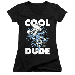 Year Without A Santa Claus, The Cool Dude - Juniors V-Neck T-Shirt Juniors V-Neck T-Shirt Year Without a Santa Claus   