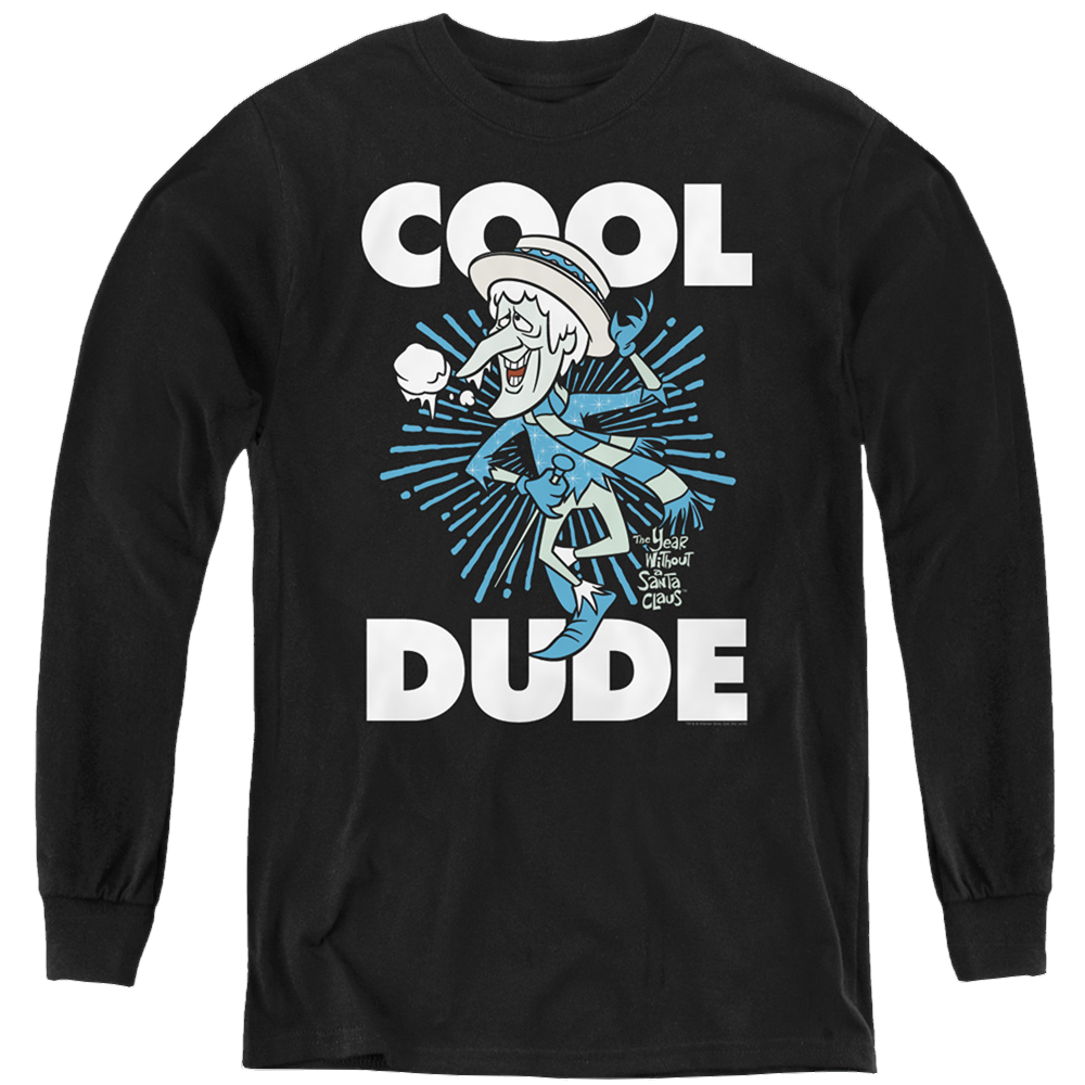 Year Without A Santa Claus, The Cool Dude - Youth Long Sleeve T-Shirt Youth Long Sleeve T-Shirt Year Without a Santa Claus   