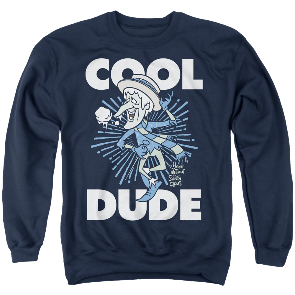 Year Without A Santa Claus, The Cool Dude - Men's Crewneck Sweatshirt Men's Crewneck Sweatshirt Year Without a Santa Claus   