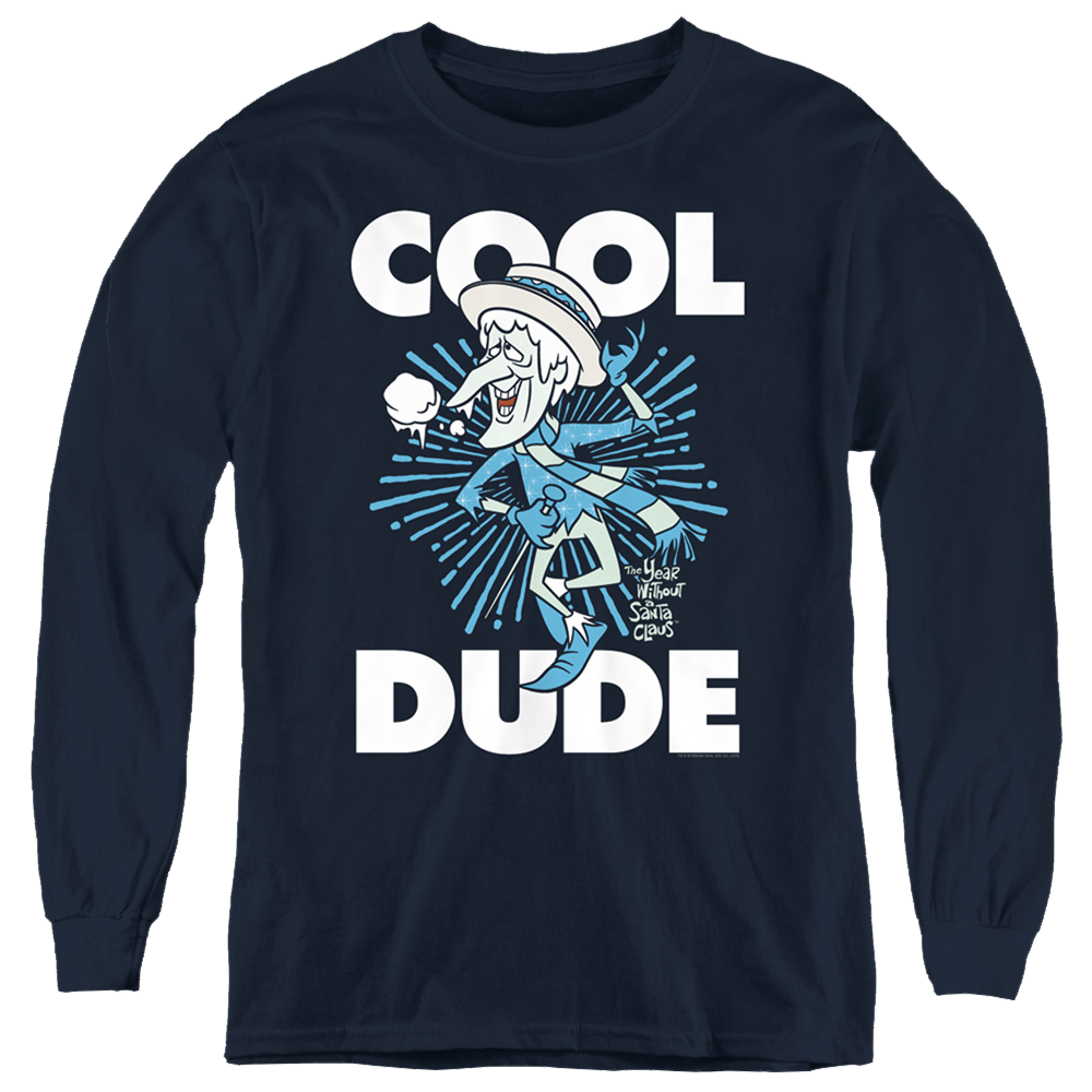 Year Without A Santa Claus, The Cool Dude - Youth Long Sleeve T-Shirt Youth Long Sleeve T-Shirt Year Without a Santa Claus   