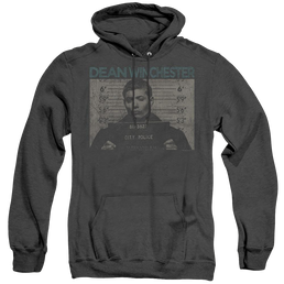 Supernatural Dean Mug Shot - Heather Pullover Hoodie Heather Pullover Hoodie Supernatural   