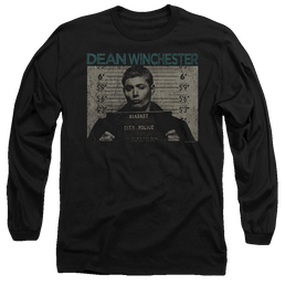 Supernatural Dean Mug Shot - Men's Long Sleeve T-Shirt Men's Long Sleeve T-Shirt Supernatural   