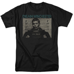 Supernatural Dean Mug Shot - Men's Regular Fit T-Shirt Men's Regular Fit T-Shirt Supernatural   
