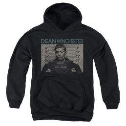 Supernatural Dean Mug Shot - Youth Hoodie Youth Hoodie (Ages 8-12) Supernatural   