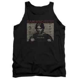 Supernatural Sam Mug Shot - Men's Tank Top Men's Tank Supernatural   