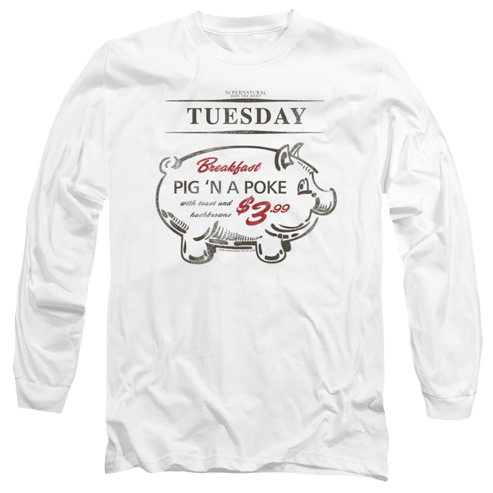 Supernatural Pig N Poke - Men's Long Sleeve T-Shirt Men's Long Sleeve T-Shirt Supernatural   