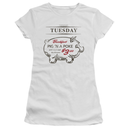 Supernatural Pig N Poke - Juniors T-Shirt Juniors T-Shirt Supernatural   