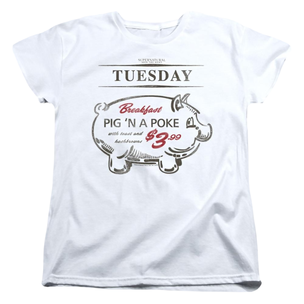Supernatural Pig N Poke - Women's T-Shirt Women's T-Shirt Supernatural   