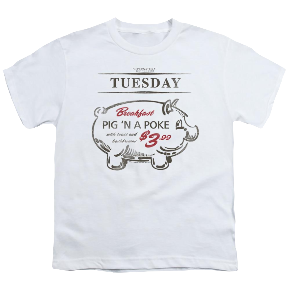 Supernatural Pig N Poke - Youth T-Shirt Youth T-Shirt (Ages 8-12) Supernatural   
