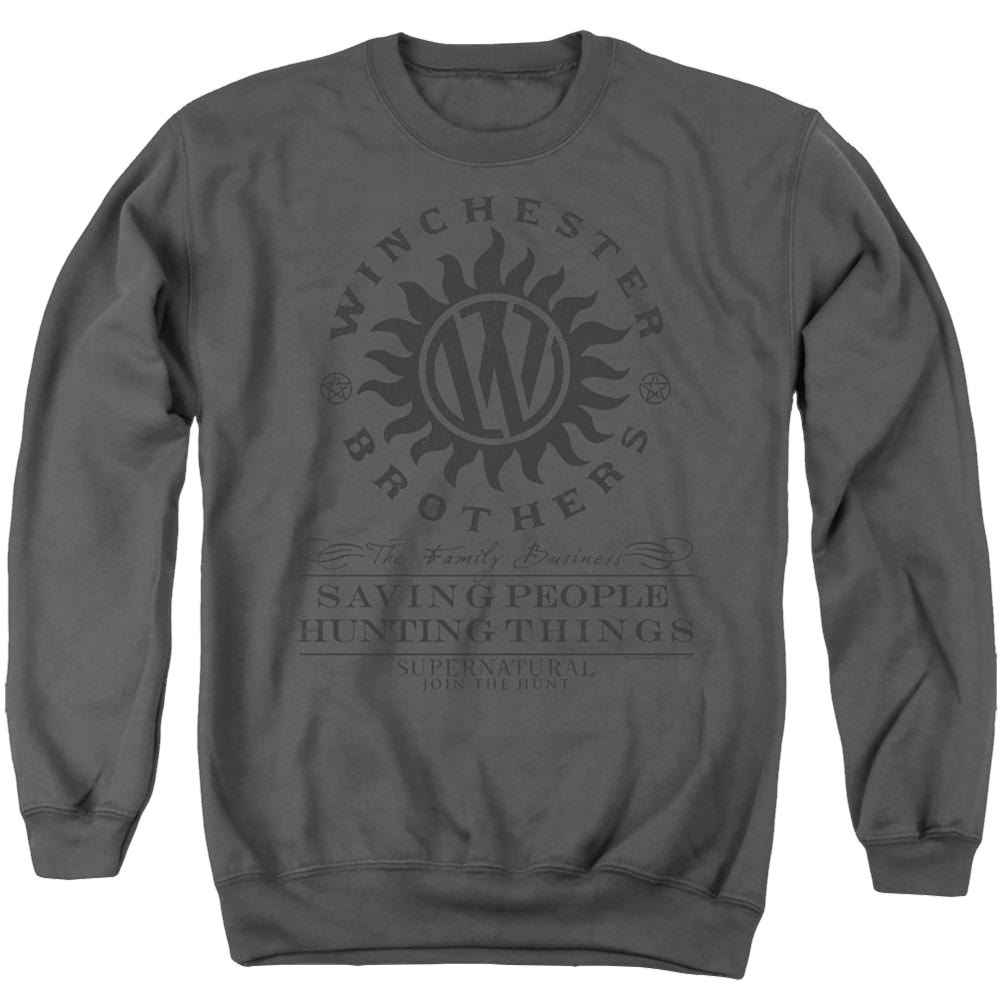 Supernatural Winchester Anti Possession - Men's Crewneck Sweatshirt Men's Crewneck Sweatshirt Supernatural   