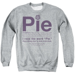 Supernatural Pie - Men's Crewneck Sweatshirt Men's Crewneck Sweatshirt Supernatural   