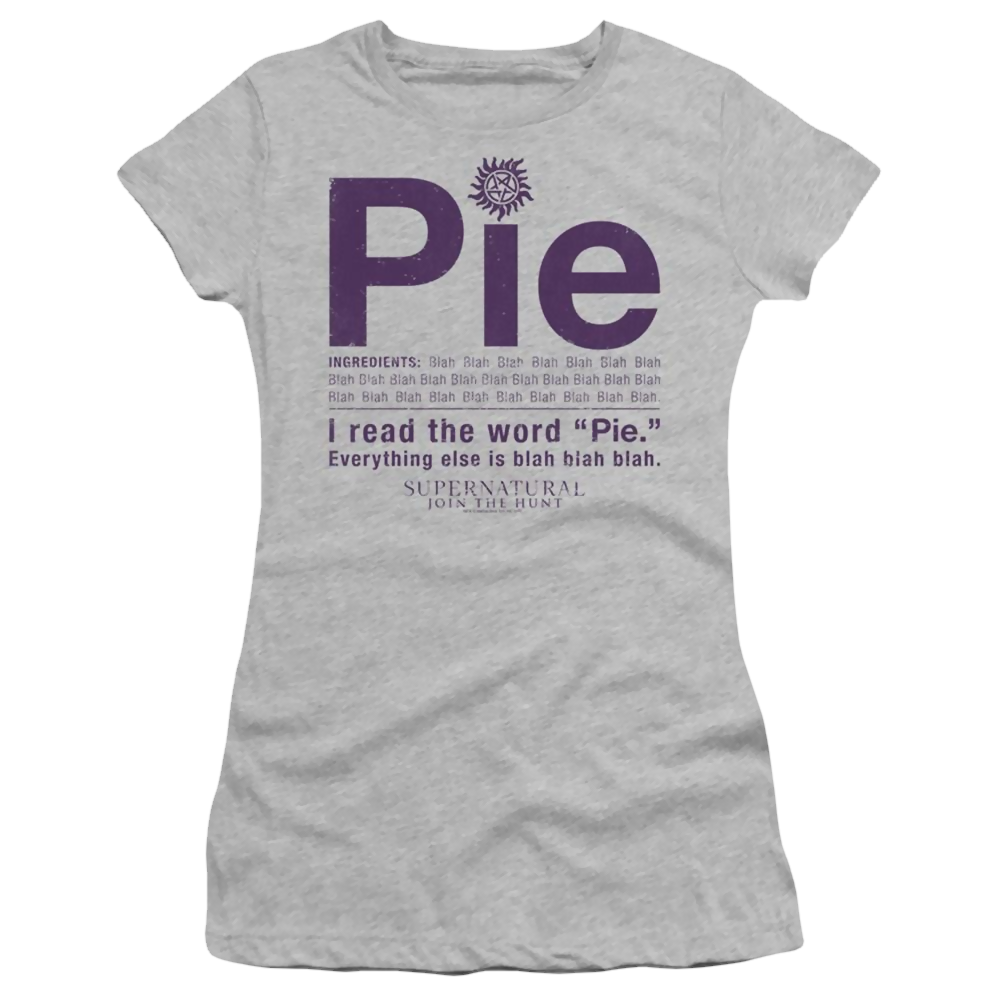 Supernatural Pie - Juniors T-Shirt Juniors T-Shirt Supernatural   