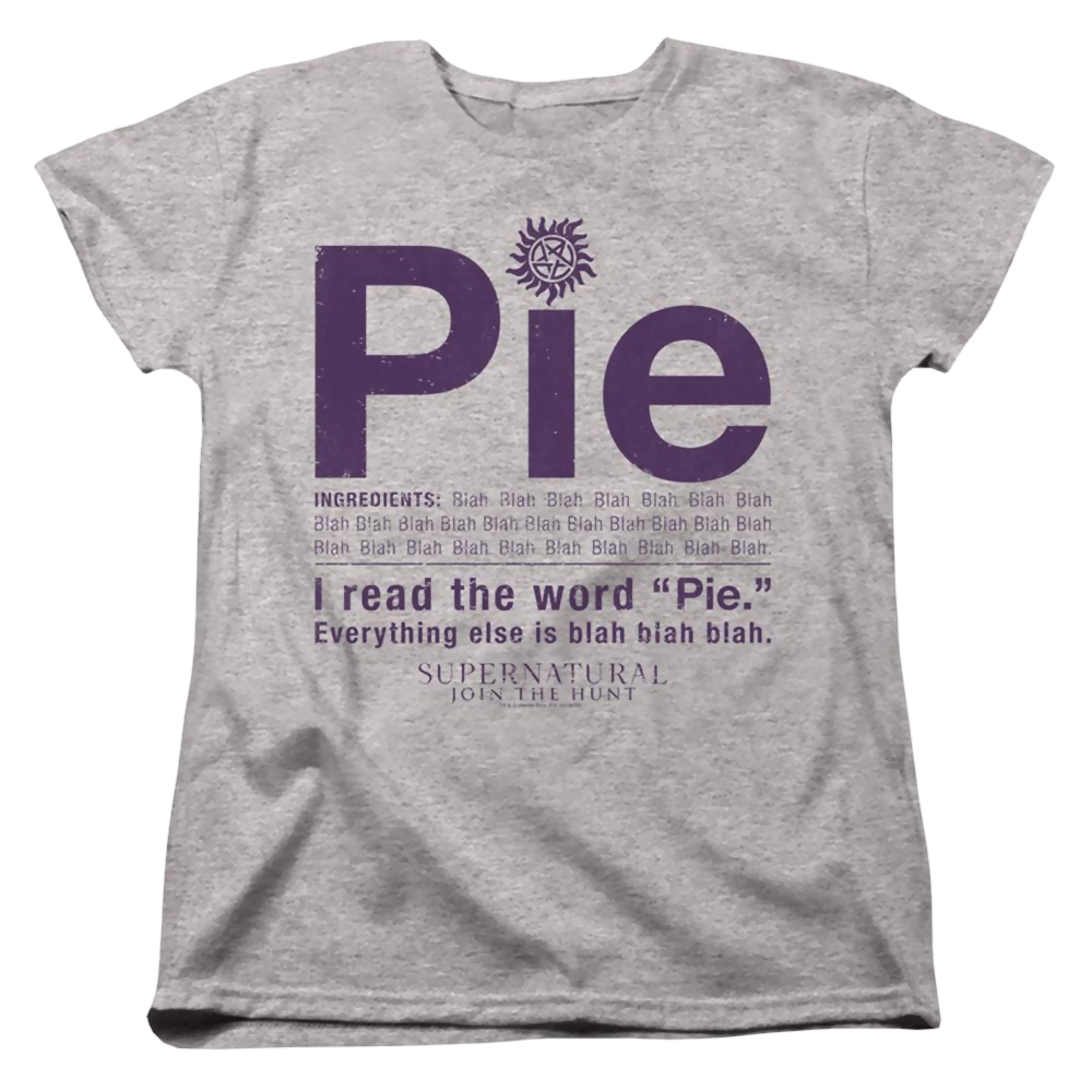 Supernatural Pie - Women's T-Shirt Women's T-Shirt Supernatural   