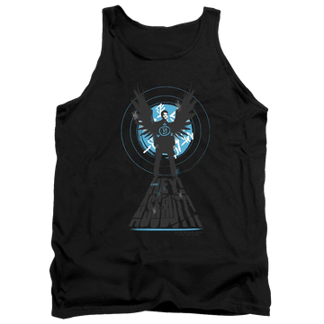 Black men's tank with Supernatural Hey Ass Butt graphic