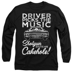 Supernatural Driver Picks Music - Men's Long Sleeve T-Shirt Men's Long Sleeve T-Shirt Supernatural   