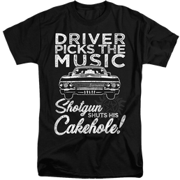 Supernatural Driver Picks Music - Men's Tall Fit T-Shirt Men's Tall Fit T-Shirt Supernatural   