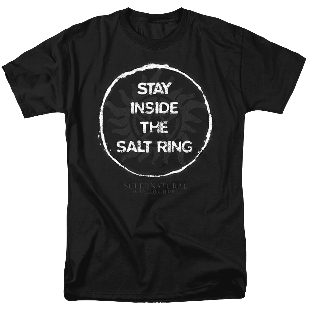 Supernatural Stay Inside The Salt Ring - Men's Regular Fit T-Shirt Men's Regular Fit T-Shirt Supernatural   