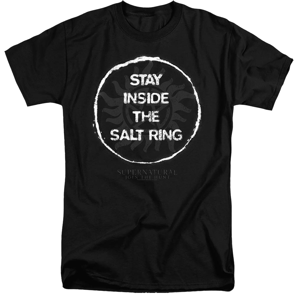 Supernatural Stay Inside The Salt Ring - Men's Tall Fit T-Shirt Men's Tall Fit T-Shirt Supernatural   