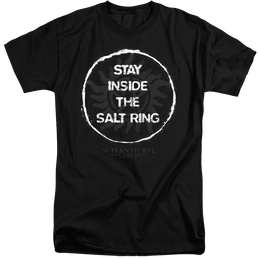 Supernatural Stay Inside The Salt Ring - Men's Tall Fit T-Shirt Men's Tall Fit T-Shirt Supernatural   