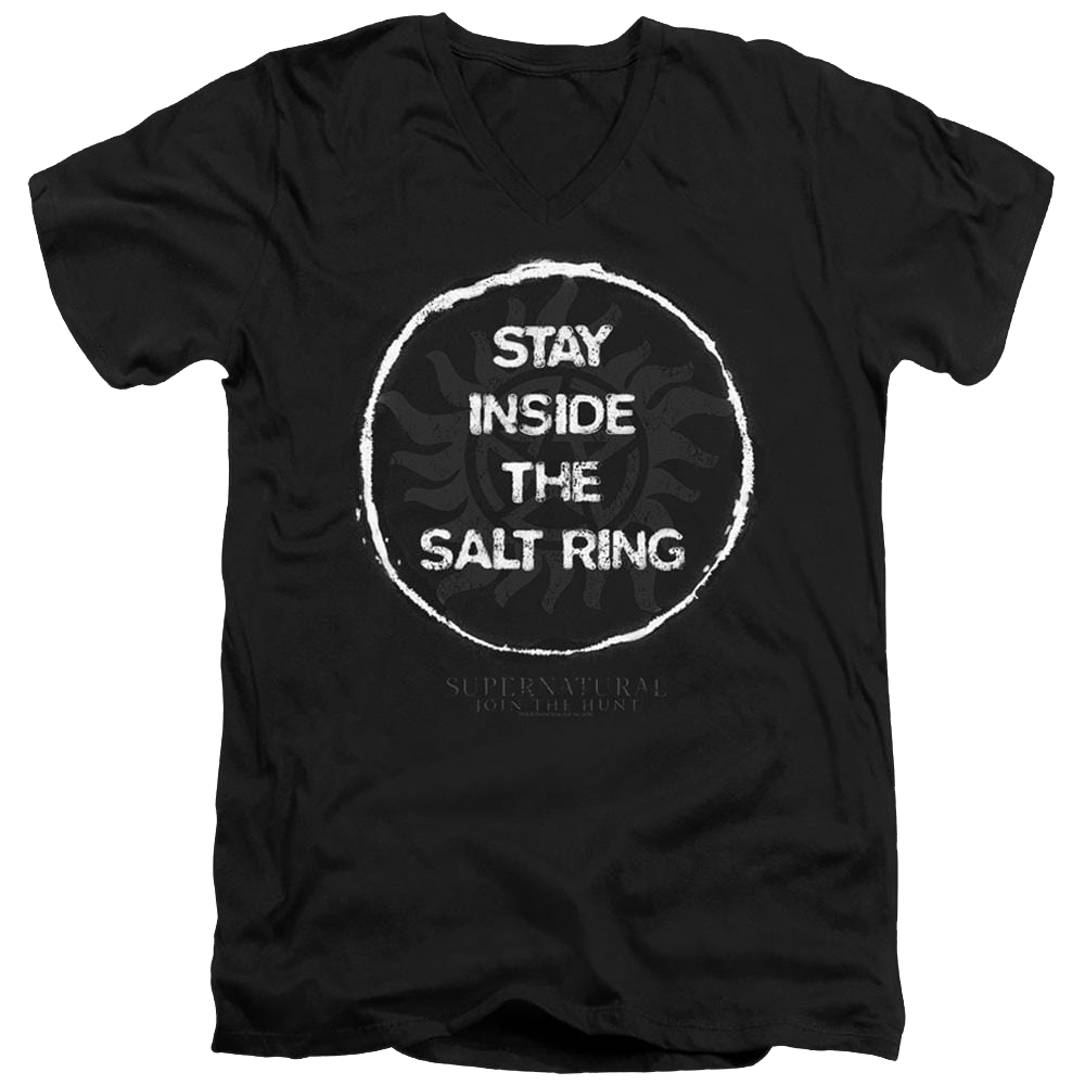 Supernatural Stay Inside The Salt Ring - Men's V-Neck T-Shirt Men's V-Neck T-Shirt Supernatural   