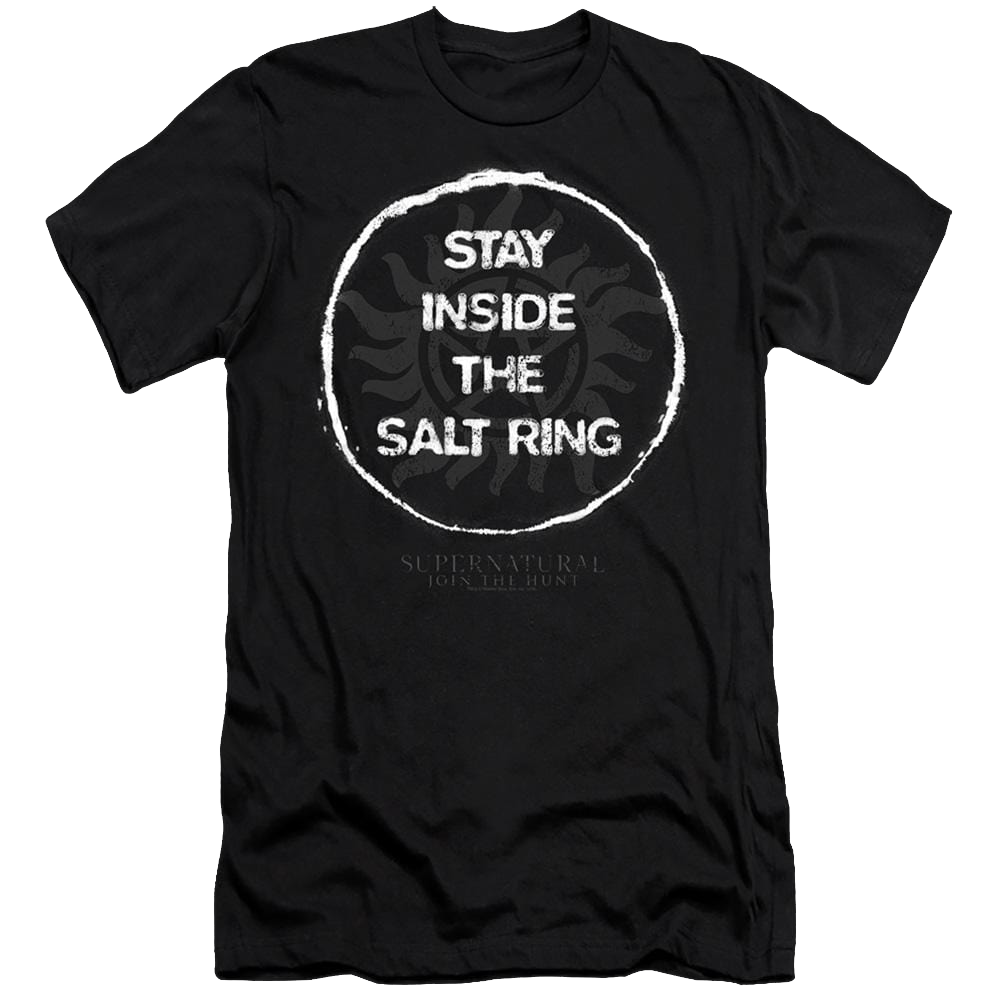 Supernatural Stay Inside The Salt Ring - Men's Premium Slim Fit T-Shirt Men's Premium Slim Fit T-Shirt Supernatural   