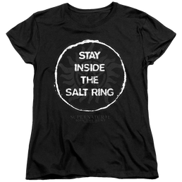 Supernatural Stay Inside The Salt Ring - Women's T-Shirt Women's T-Shirt Supernatural   