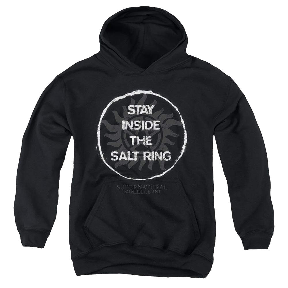 Supernatural Stay Inside The Salt Ring - Youth Hoodie Youth Hoodie (Ages 8-12) Supernatural   