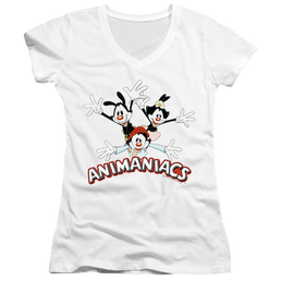Animaniacs Animaniacs Trio - Juniors V-Neck T-Shirt Juniors V-Neck T-Shirt Animaniacs   