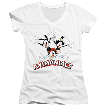 Animaniacs Animaniacs Trio - Juniors V-Neck T-Shirt Juniors V-Neck T-Shirt Animaniacs   