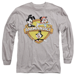 Animaniacs Shielded Animaniacs - Men's Long Sleeve T-Shirt Men's Long Sleeve T-Shirt Animaniacs   