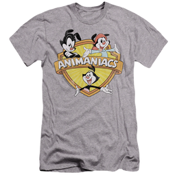 Animaniacs Shielded Animaniacs - Men's Premium Slim Fit T-Shirt Men's Premium Slim Fit T-Shirt Animaniacs   