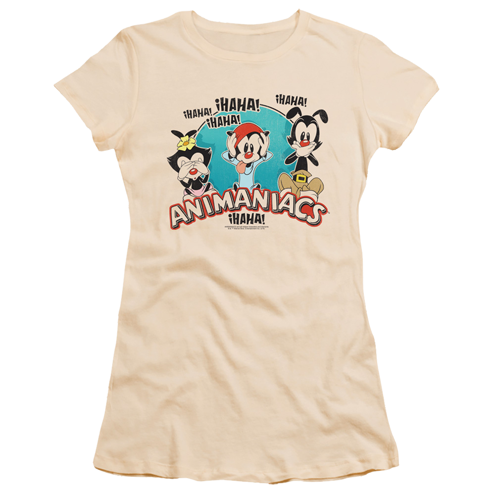 Animaniacs No Evil - Juniors T-Shirt Juniors T-Shirt Animaniacs   