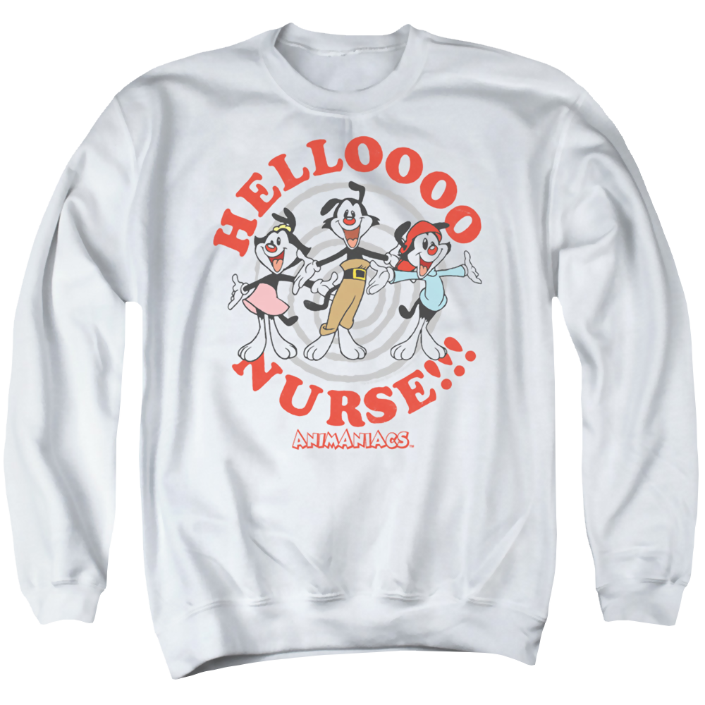 Animaniacs Hello Nurse - Men's Crewneck Sweatshirt Men's Crewneck Sweatshirt Animaniacs   