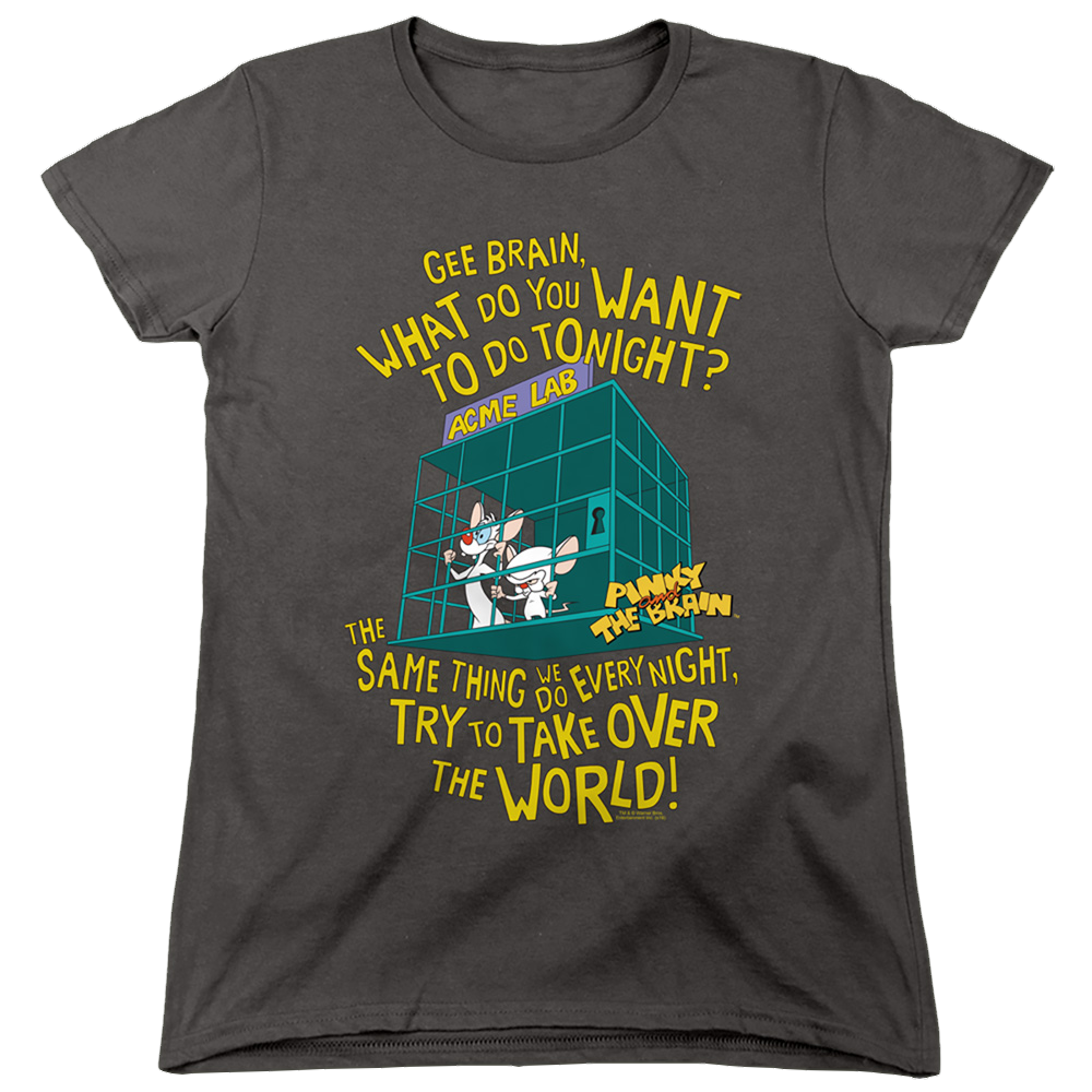 Pinky And The Brain The World - Women's T-Shirt Women's T-Shirt Pinky and The Brain   