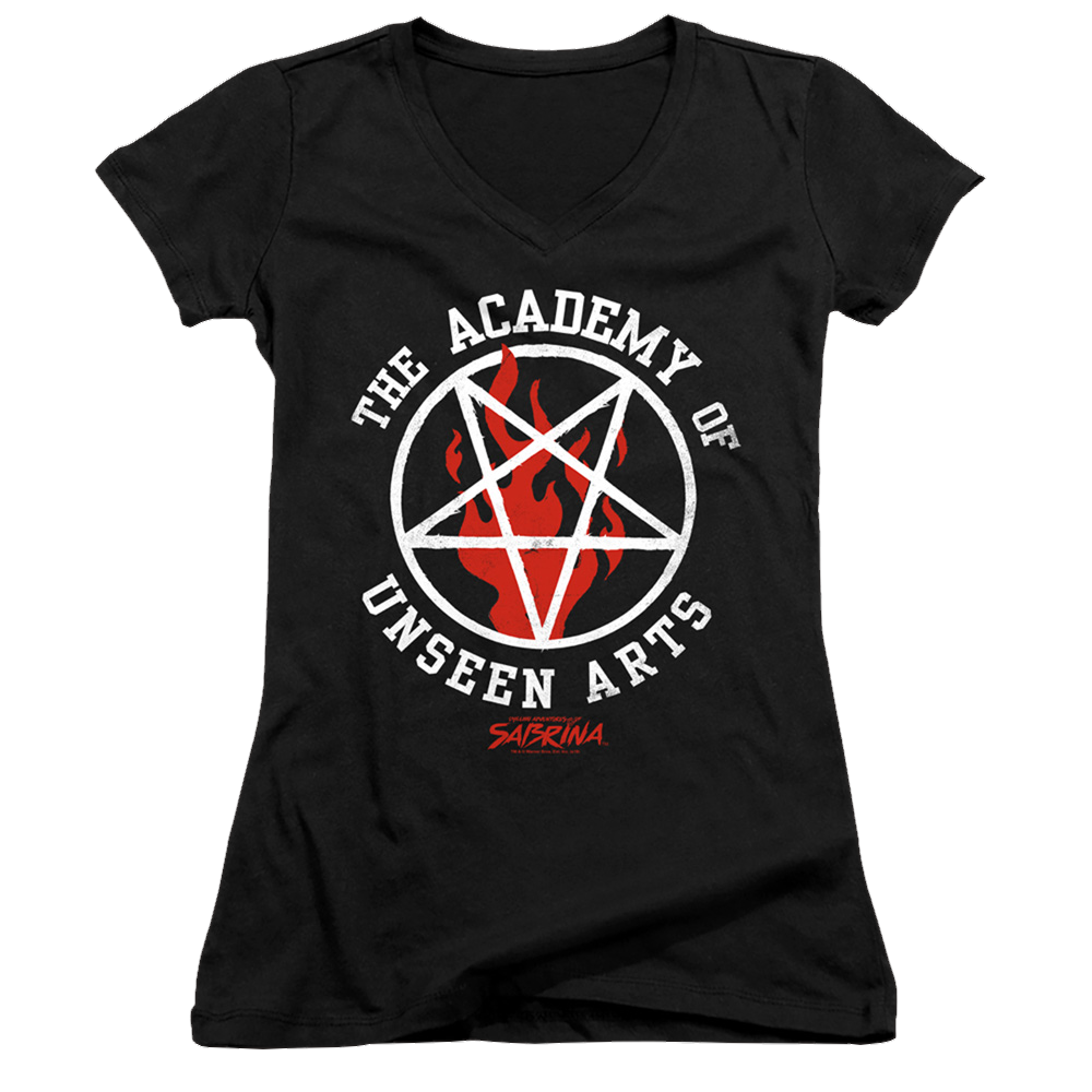 Chilling Adventures Of Sabrina Academy Of Unseen Arts - Juniors V-Neck T-Shirt Juniors V-Neck T-Shirt Chilling Adventures of Sabrina   