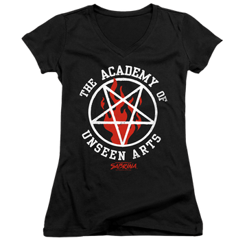 Chilling Adventures Of Sabrina Academy Of Unseen Arts - Juniors V-Neck T-Shirt Juniors V-Neck T-Shirt Chilling Adventures of Sabrina   
