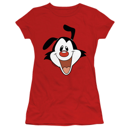 Animaniacs Yakko Head - Juniors T-Shirt Juniors T-Shirt Animaniacs   